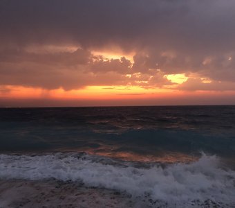 Закат на острове Родос, Греция