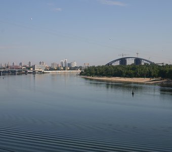 Летнее утро, Киев, Труханов остров июль 2014