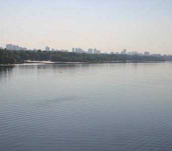 Летнее утро, Киев, Труханов остров июль 2014