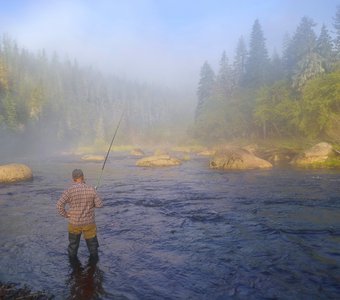 Рыбацкий дзен на таёжной реке