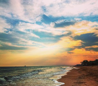 Sunrise on the Sea of Azov