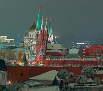 Панорама с крыши ЦДМ