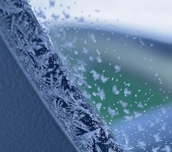 Снег на горе Фудзи