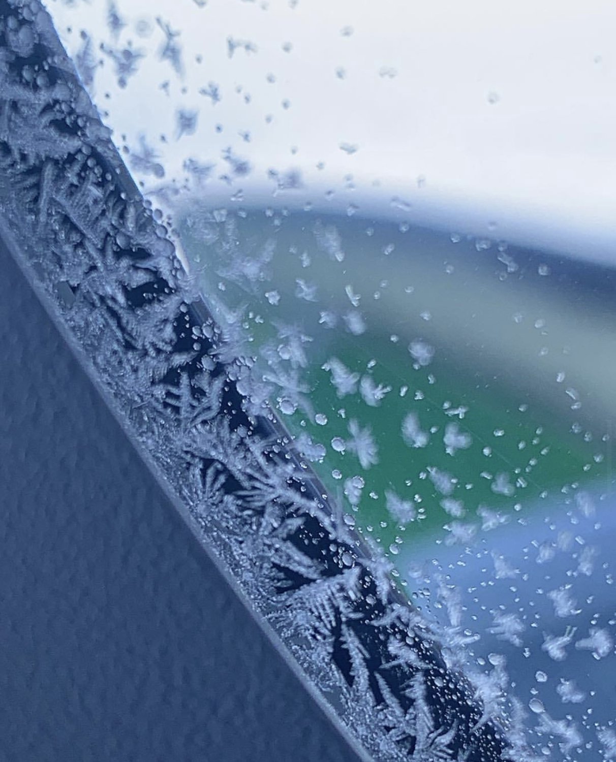 Снег на горе Фудзи