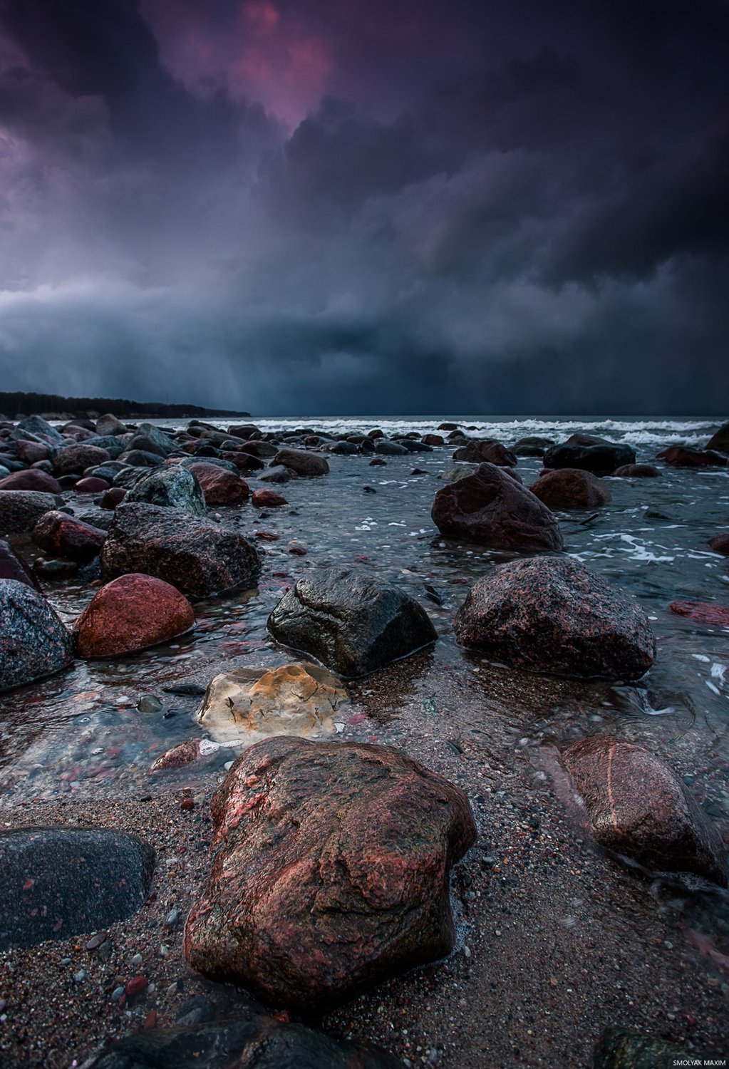 Каменистый берег Балтики