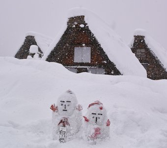 Зима в Shirakawa-go