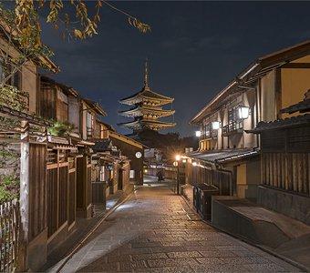 Старинные кварталы Киото.