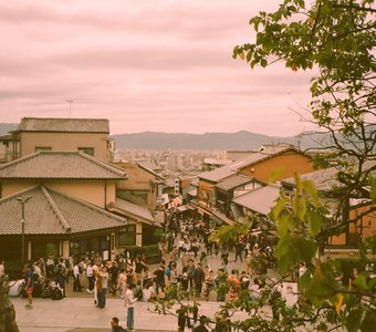 Вид на старый Киото