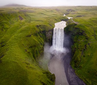 Водопад Скоугафосс, Исландия