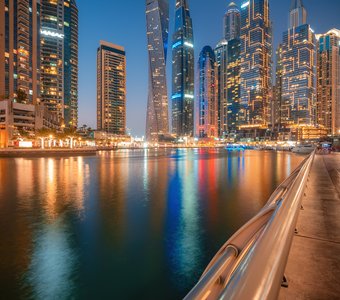 Ночной Дубай