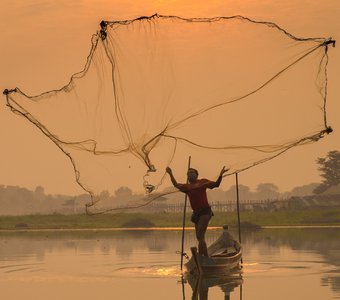 Ловец золота. Мьянма