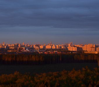 В лучах заката