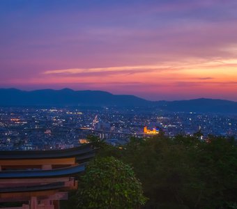 Киото на закате