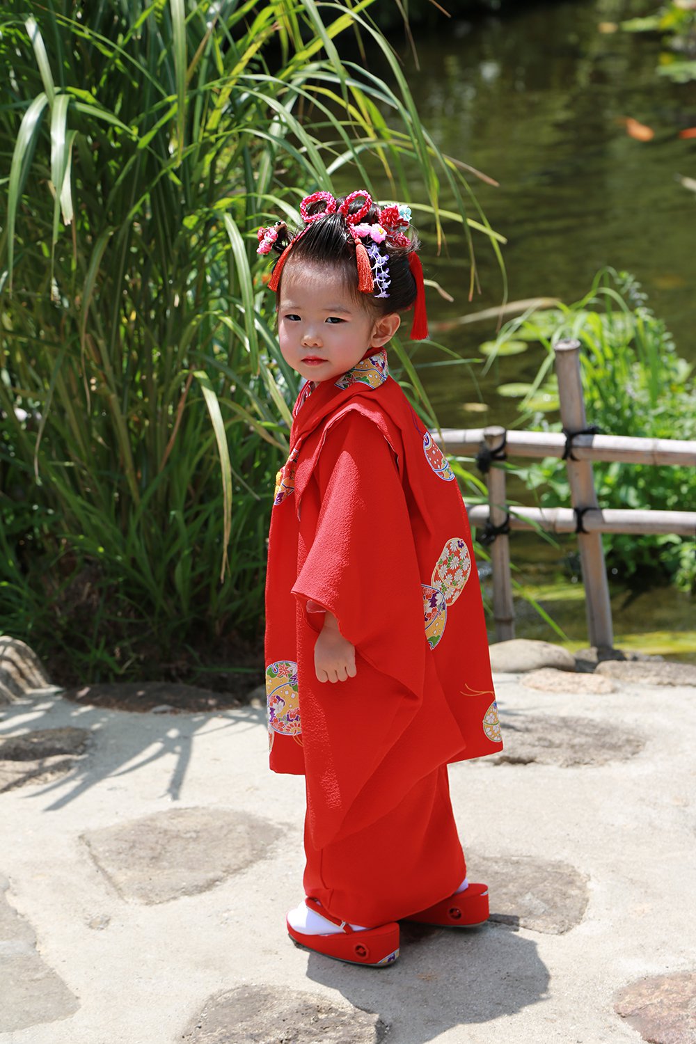 Красавица в кимоно
