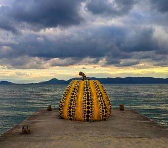 Yayoi Kusama pumpkin