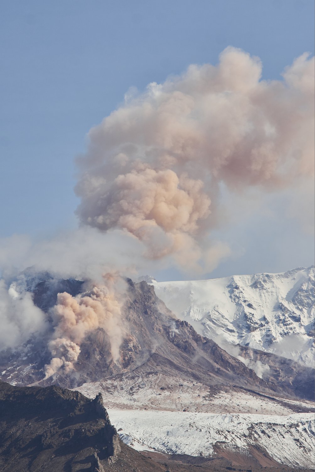 Извержение вулкана Шивелуч