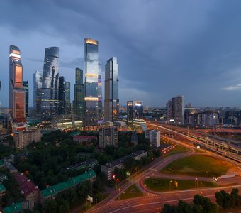 Moscow under the city.