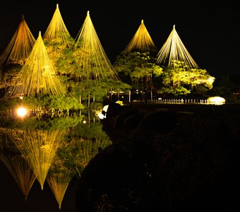 Юкицури в парке Кэнрокуэн