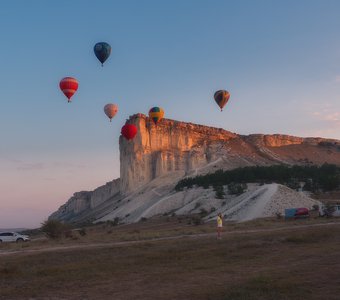 Селфи у Белой скалы