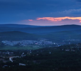 Центральная чать города Карабаш