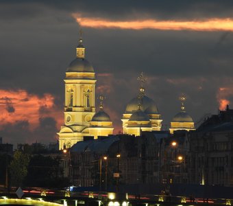 Князь-Владимирский собор на закате солнца🌥