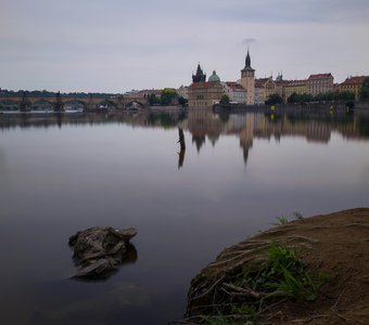 Прага ранним утром. Стрелецкий остров