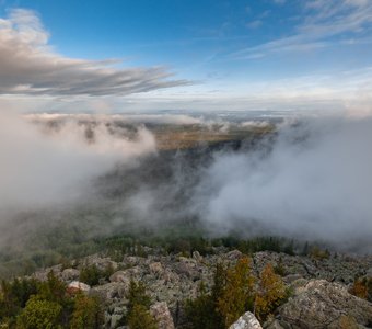 Утро на Митькиных скалах