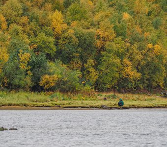 Осенняя рыбалка, Мурманская область.