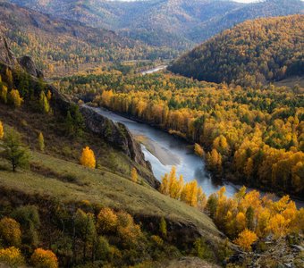 Река Белый Июс, Хакасия