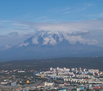 Вид из окна в Петропавловске-Камчатском