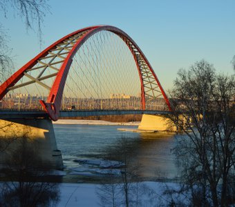 Бугринский мост, Новосибирск