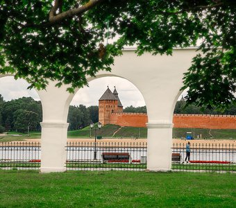 Стены новгородского кремля