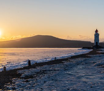 Рассвет на тихом океане