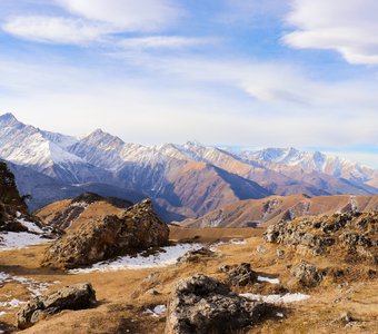 Январь в горах Ингушетии