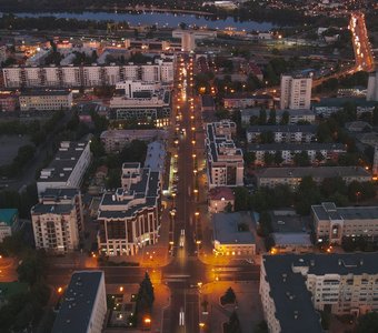 Белгород после заката