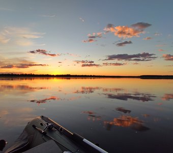 Закат на Печоре