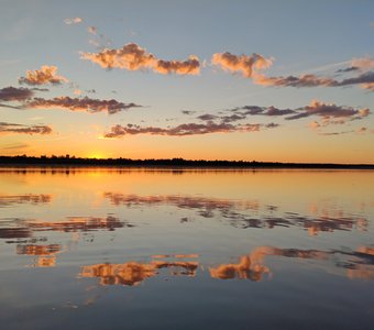 Закат на Печоре