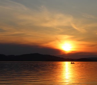 Уютный Усть-Илимский закат