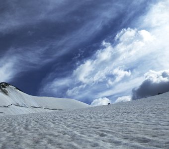 Подъём на перевал Москвич, Алтай, Северо-Чуйский хребет