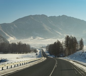 Зимними дорогами Алтая