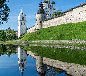 река Пскова, Псковский кремль, г.Псков