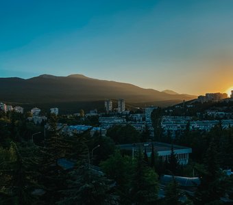 На закате дня