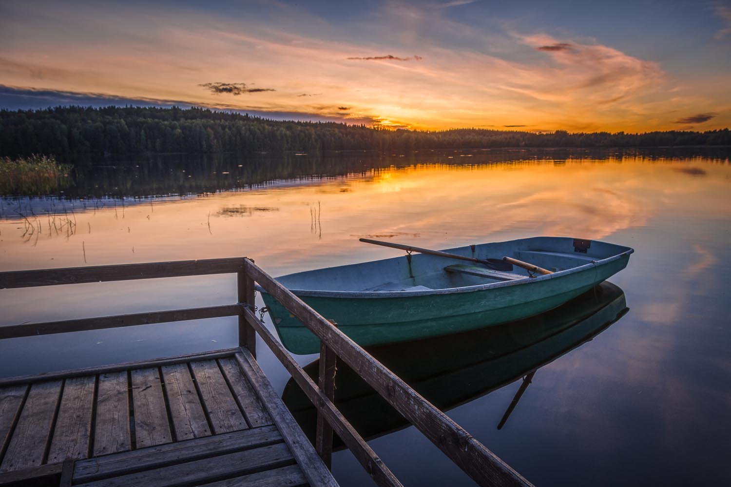Озеро Бородинское, Ленинградская обл.