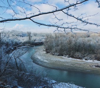 река Пшеха, станица Самурская, Краснодарский край