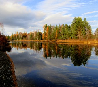 Краски осени на р. Сосьва