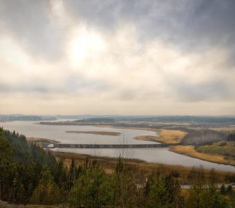 Вид на долину реки Хелюлянйоки