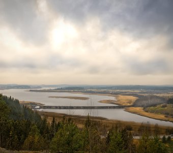 вид на долину реки Хелюлянйоки.