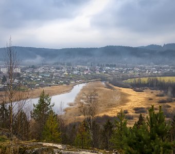 вид на долину реки Хелюлянйоки.