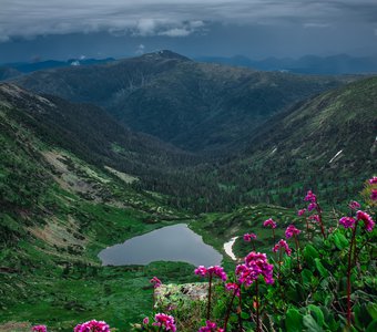 Озеро "Сердце" Байкал, горы Хамар-Дабан