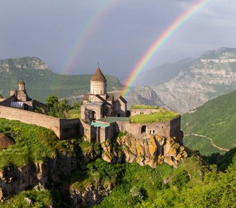 Татев монастырь в Армении